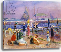 Постер Глакенс Уильям Джеймс Town Pier - Blue Point, Long Island, Постер Глакенс Уильям Джеймс Town Pier - Blue Point, Long Island,