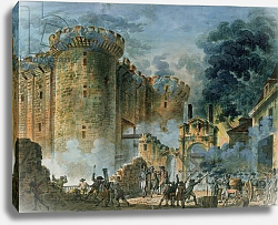 Постер Хауель Жан The Taking of the Bastille, 14th July 1789 Постер Хауель Жан The Taking of the Bastille, 14th July 1789