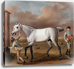 Постер Уоттон Джон The Duke of Hamilton's Grey Racehorse Victorious at Newmarket 1725 Постер Уоттон Джон The Duke of Hamilton's Grey Racehorse Victorious at Newmarket 1725
