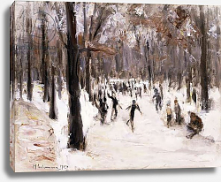 Постер Либерман Макс Skaters in the Tiergarten, Berlin; Eislaufer im Berliner Tiergarten, 1924 Постер Либерман Макс Skaters in the Tiergarten, Berlin; Eislaufer im Berliner Tiergarten, 1924