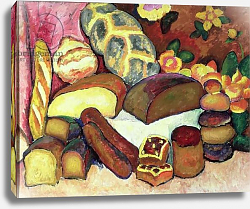 Постер Машков Илья Still Life with Loaves of Bread Постер Машков Илья Still Life with Loaves of Bread