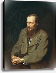 Постер Перов Василий Портрет писателя Федора Михайловича Достоевского. 1872 Постер Перов Василий Портрет писателя Федора Михайловича Достоевского. 1872