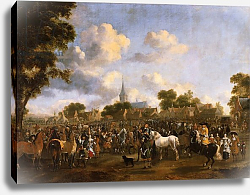 Постер Вауверман Питер Horse Fair in Valkenburg, 1675 Постер Вауверман Питер Horse Fair in Valkenburg, 1675
