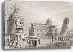 Постер Праут Самуель Pisa, engraved by William Finden Постер Праут Самуель Pisa, engraved by William Finden