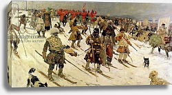 Постер Иванов Сергей A military campaign in Russia during the 16th century, 1903 Постер Иванов Сергей A military campaign in Russia during the 16th century, 1903