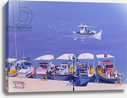 Постер Айреленд Вильям (совр) Greek Fishing Boats Постер Айреленд Вильям (совр) Greek Fishing Boats