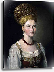 Постер Аргунов Иван Peasant Woman in Russian Costume, 1784 Постер Аргунов Иван Peasant Woman in Russian Costume, 1784