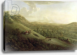 Постер Ламберт Джордж A View of Boxhill, Surrey, with Dorking in the Distance, 1733 Постер Ламберт Джордж A View of Boxhill, Surrey, with Dorking in the Distance, 1733