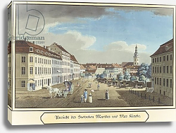 Постер Школа: Немецкая View of the Hackescher Markt and the Church of St. Mary, Berlin Постер Школа: Немецкая View of the Hackescher Markt and the Church of St. Mary, Berlin