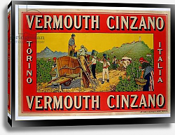 Постер Касьер Хенрик Poster advertising 'Vermouth Cinzano', Torino Постер Касьер Хенрик Poster advertising 'Vermouth Cinzano', Torino