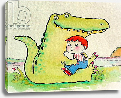 Постер Кристи Майли (совр) Crocodile Hug, or Best Friends Постер Кристи Майли (совр) Crocodile Hug, or Best Friends