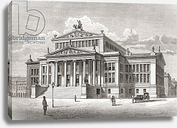Постер The Konzerthaus Berlin, Gendarmenmarkt square, Berlin, 1875 Постер The Konzerthaus Berlin, Gendarmenmarkt square, Berlin, 1875