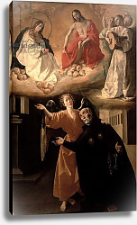 Постер Зурбаран Франсиско The Vision of St. Alphonsus Rodriguez Постер Зурбаран Франсиско The Vision of St. Alphonsus Rodriguez