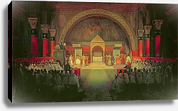 Постер Гране Франсуа The Chapter of the Order of the Templars held at Paris, 22nd April 1147, 1844 Постер Гране Франсуа The Chapter of the Order of the Templars held at Paris, 22nd April 1147, 1844