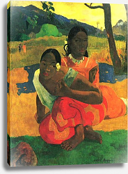 Постер Гоген Поль (Paul Gauguin) Nafea Faa I poipo? (Когда ты выйдешь замуж?) Постер Гоген Поль (Paul Gauguin) Nafea Faa I poipo? (Когда ты выйдешь замуж?)