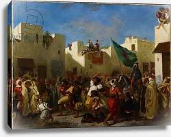 Постер Делакруа Эжен (Eugene Delacroix) Fanatics of Tangier, c.1837-38 Постер Делакруа Эжен (Eugene Delacroix) Fanatics of Tangier, c.1837-38