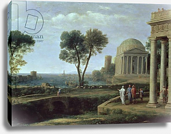 Постер Лоррен Клод (Claude Lorrain) Landscape with Aeneas at Delos, 1672 Постер Лоррен Клод (Claude Lorrain) Landscape with Aeneas at Delos, 1672