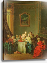 Постер Патер Жан The Toilet: Young woman at her Dressing Table Постер Патер Жан The Toilet: Young woman at her Dressing Table