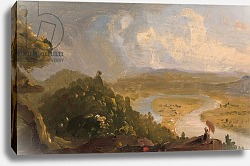 Постер Коул Томас Sketch for View from Mount Holyoke, Northampton, Massachusetts, after a Thunderstorm, 1836 Постер Коул Томас Sketch for View from Mount Holyoke, Northampton, Massachusetts, after a Thunderstorm, 1836