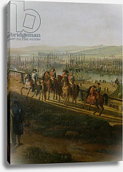 Постер Хью Жан-Франсуа Napoleon Bonaparte Visiting the Camp at Boulogne in July 1804 Постер Хью Жан-Франсуа Napoleon Bonaparte Visiting the Camp at Boulogne in July 1804