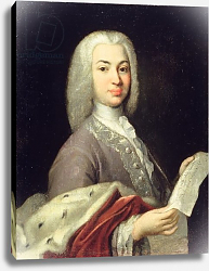 Постер Школа: Русская 18в. Portrait of Prince Antiokh Kantemir Постер Школа: Русская 18в. Portrait of Prince Antiokh Kantemir