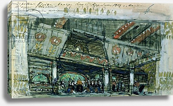 Постер Коровин Константин Sketch for the ballet, 'The Goldfish', by Ludwig Minkus, 1903 Постер Коровин Константин Sketch for the ballet, 'The Goldfish', by Ludwig Minkus, 1903