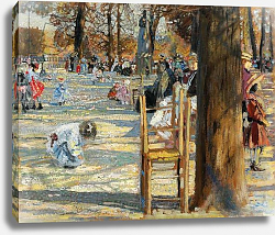 Постер Бродский Исаак The Luxembourg Gardens in Spring, 1910 Постер Бродский Исаак The Luxembourg Gardens in Spring, 1910