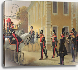 Постер Ге Николай Parading of the Standard of the Great Palace Guards, 1853 Постер Ге Николай Parading of the Standard of the Great Palace Guards, 1853