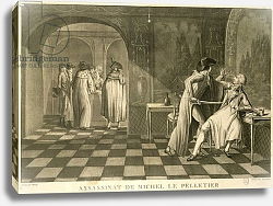 Постер Десруа Клод Assassination of Deputy Louis-Michel Le Peletier de Saint-Fargeau, 20th January 1793 Постер Десруа Клод Assassination of Deputy Louis-Michel Le Peletier de Saint-Fargeau, 20th January 1793