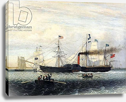 Постер Лэйн Фитц The Britannia Entering Boston Harbour, 1848 Постер Лэйн Фитц The Britannia Entering Boston Harbour, 1848
