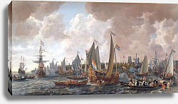 Постер Верхуер Лив The arrival of King Charles II of England in Rotterdam Постер Верхуер Лив The arrival of King Charles II of England in Rotterdam