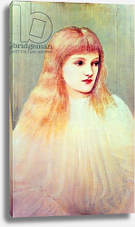 Постер Берне-Джонс Эдвард Portrait of Cecily Horner, 1895 Постер Берне-Джонс Эдвард Portrait of Cecily Horner, 1895