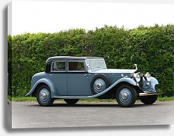 Постер Rolls-Royce 40 50 Phantom Continental Saloon by Barker (II) '1934 Постер Rolls-Royce 40 50 Phantom Continental Saloon by Barker (II) '1934