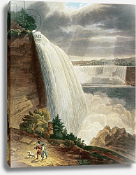 Постер Беннет Х. Дж. Niagara Falls, part of the American Fall from the Foot of the Stair Case, engraved by J. Hill Постер Беннет Х. Дж. Niagara Falls, part of the American Fall from the Foot of the Stair Case, engraved by J. Hill