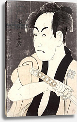 Постер Шараку Тошусай The actor Ichikawa Omezu in the role of the servant Yakko Ippei, 1794 Постер Шараку Тошусай The actor Ichikawa Omezu in the role of the servant Yakko Ippei, 1794