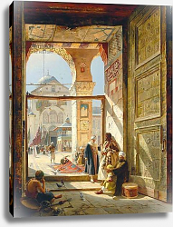 Постер Бауэрнфайнд Густав The Gate of the Great Umayyad Mosque, Damascus, 1890 Постер Бауэрнфайнд Густав The Gate of the Great Umayyad Mosque, Damascus, 1890