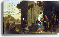 Постер Брай Саломон Eliezer and Rebecca at the Well, 1660 Постер Брай Саломон Eliezer and Rebecca at the Well, 1660