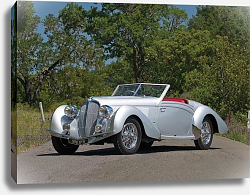 Постер Delahaye 135 MS Sport Roadster by De Villar '1938 Постер Delahaye 135 MS Sport Roadster by De Villar '1938