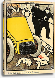 Постер Валлоттон Феликс A police car runs over a little girl, 1st March 1902 Постер Валлоттон Феликс A police car runs over a little girl, 1st March 1902