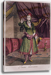 Постер Школа: Персидская, 18в. Portrait of a lady from the Постер Школа: Персидская, 18в. Portrait of a lady from the