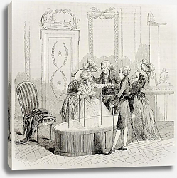 Постер Mesmer Baquet. By unidentified author after print of 1784, published on Magasin Pittoresque, Paris, Постер Mesmer Baquet. By unidentified author after print of 1784, published on Magasin Pittoresque, Paris,