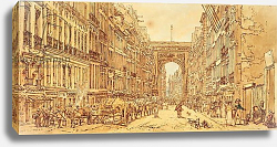 Постер Гиртин Томас The Faubourg and the Porte Saint-Denis, 1801 Постер Гиртин Томас The Faubourg and the Porte Saint-Denis, 1801