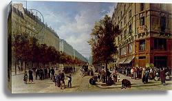 Постер Джуа Жак Siege of Paris. Queueing at the Door of a Grocery, 1870 Постер Джуа Жак Siege of Paris. Queueing at the Door of a Grocery, 1870