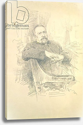 Постер Репин Илья Portrait of Nikolaj Leskov, 1889 Постер Репин Илья Portrait of Nikolaj Leskov, 1889
