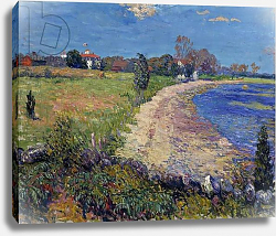 Постер Глакенс Уильям Джеймс Curving Beach, New England, Постер Глакенс Уильям Джеймс Curving Beach, New England,