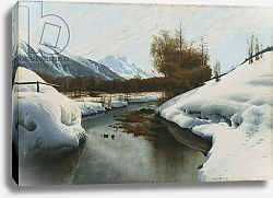 Постер Монстед Петер Near La Punt, St. Morritz in the Engadine Valley, Постер Монстед Петер Near La Punt, St. Morritz in the Engadine Valley,