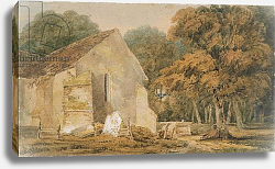 Постер Гиртин Томас No.0735 A Country Churchyard, c.1797-98 Постер Гиртин Томас No.0735 A Country Churchyard, c.1797-98