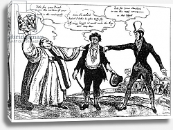 Постер Школа: Ирландская 19в. Cartoon of the Campaign for the County Clare By-Election, 1828 Постер Школа: Ирландская 19в. Cartoon of the Campaign for the County Clare By-Election, 1828