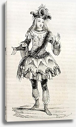 Постер 18th century costume. Published on Magasin pittoresque, Paris, 1842 Постер 18th century costume. Published on Magasin pittoresque, Paris, 1842