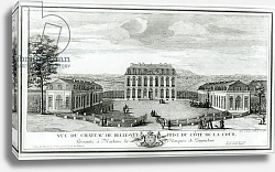 Постер Риго Жак View of the Courtyard Facade of the Bellevue Castle, c.1750 Постер Риго Жак View of the Courtyard Facade of the Bellevue Castle, c.1750